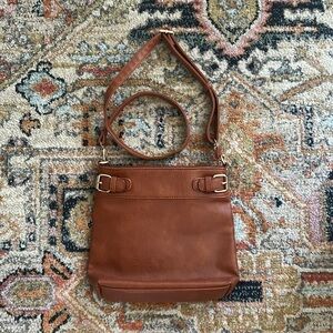 BRAND NEW leather shoulder bag